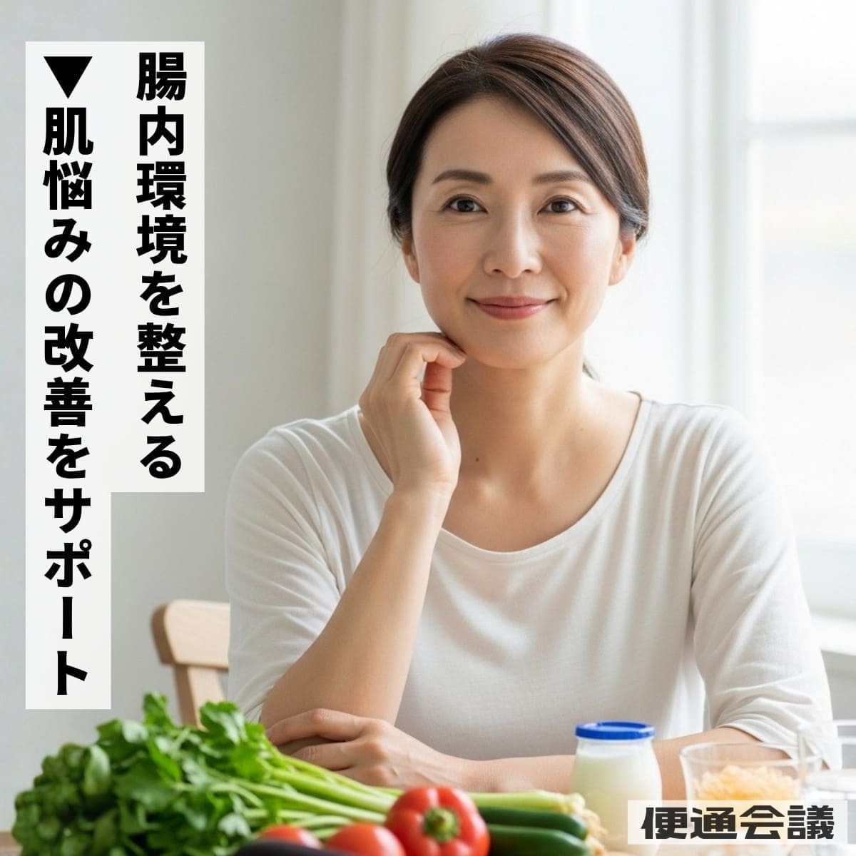腸内環境を整えることが肌の悩み改善につながる