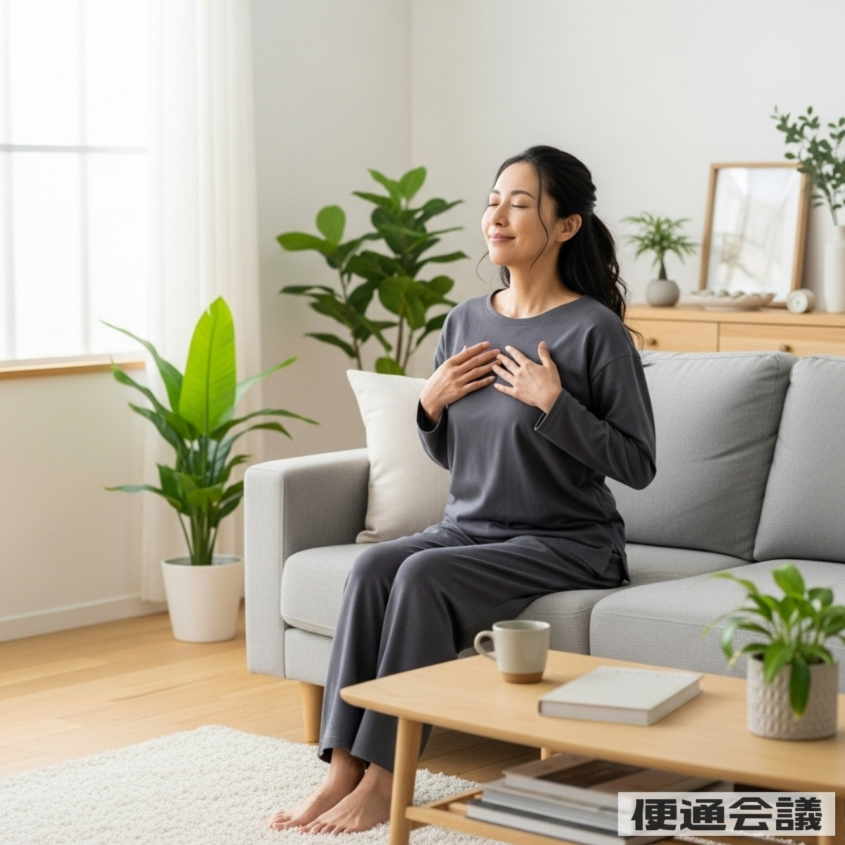 深呼吸と骨盤ストレッチで腸の血流を促進する方法