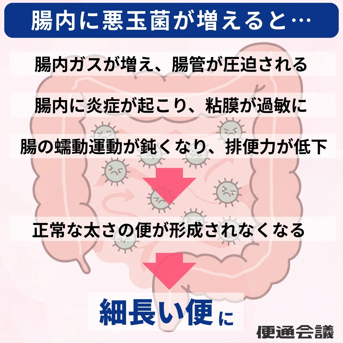 腸内に悪玉菌が増えると起こること