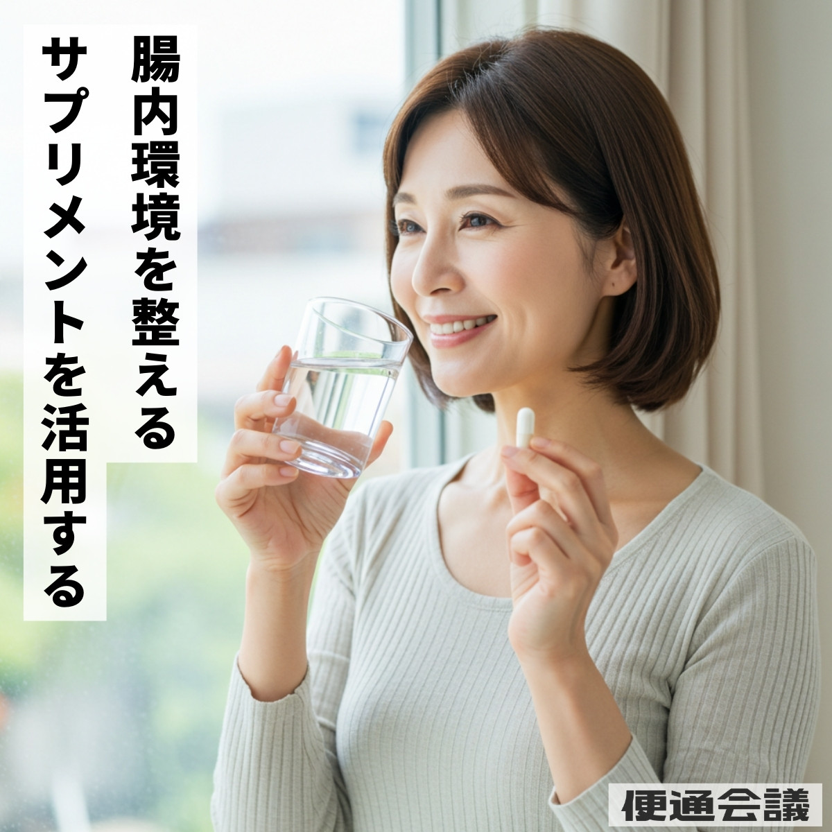 便通改善に腸内環境をサポートするサプリメントを活用