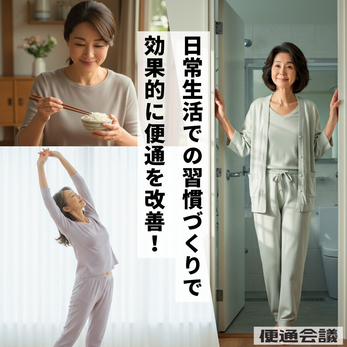 腸内環境を整えて便通を改善する生活習慣