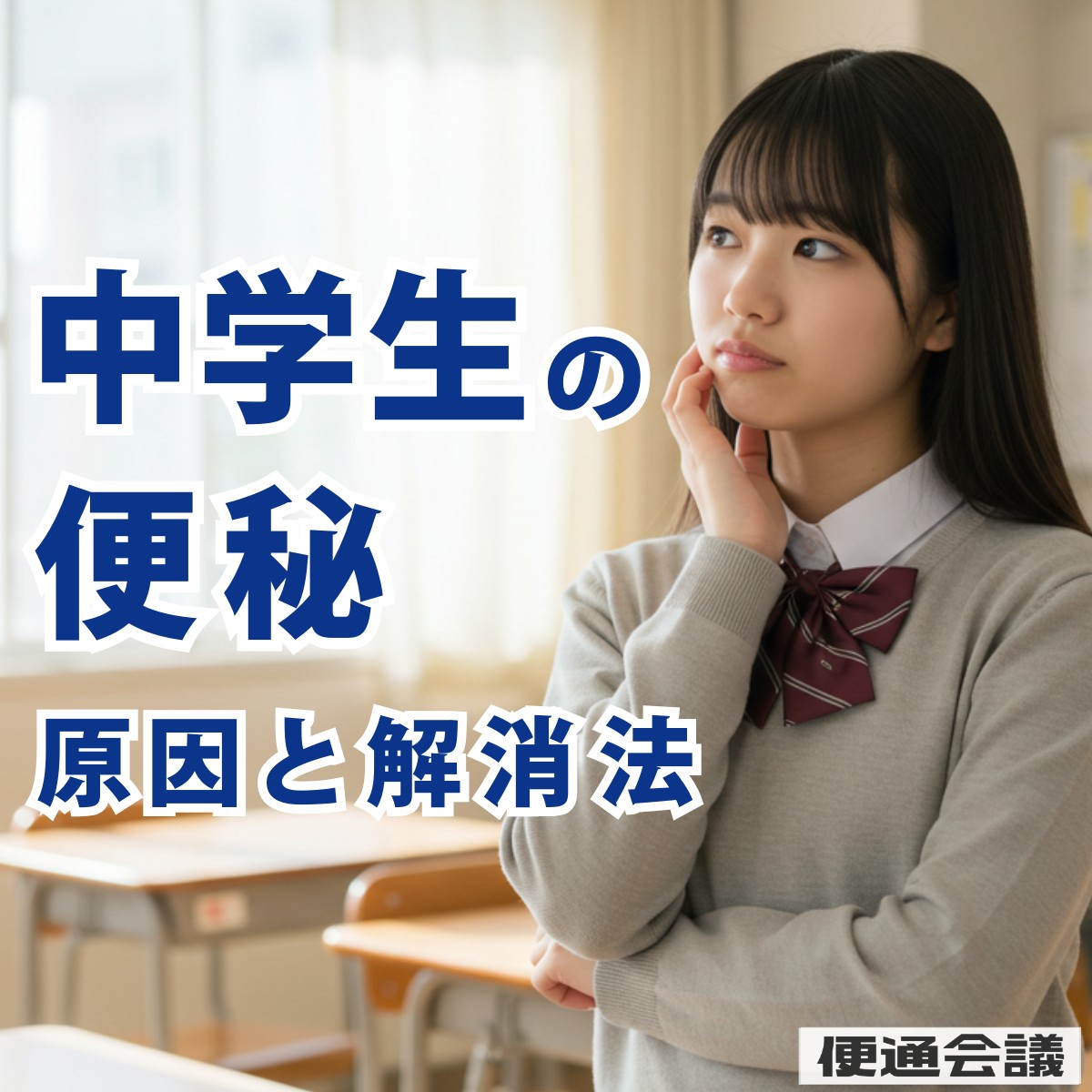 中学生の便秘の原因と解消法｜家庭でできる腸活習慣と受診の目安