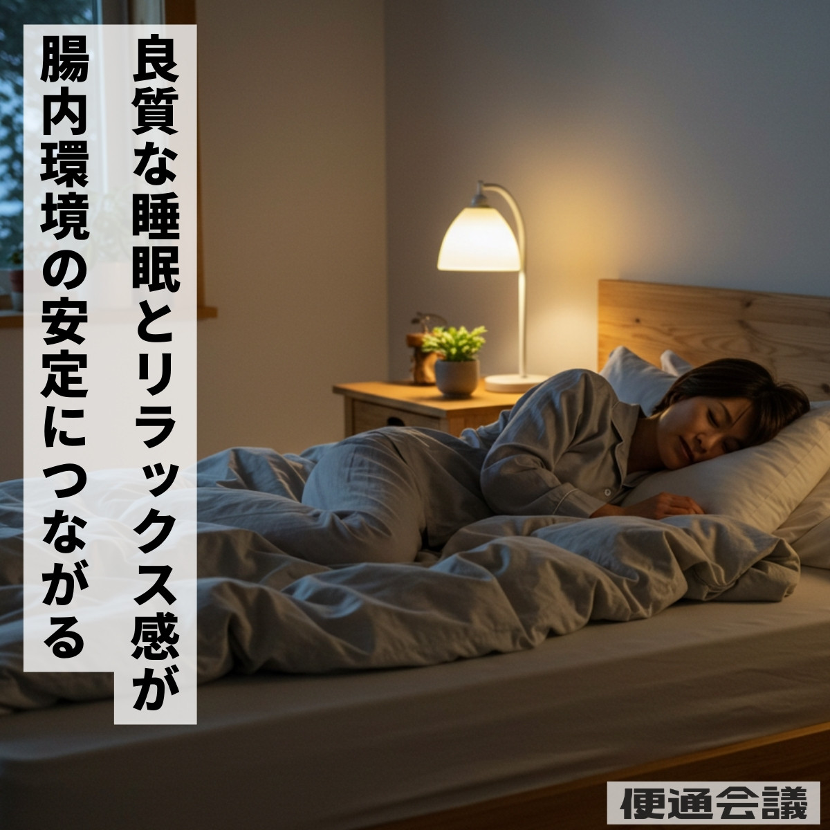 質が高い睡眠が腸内環境に良い影響を与える