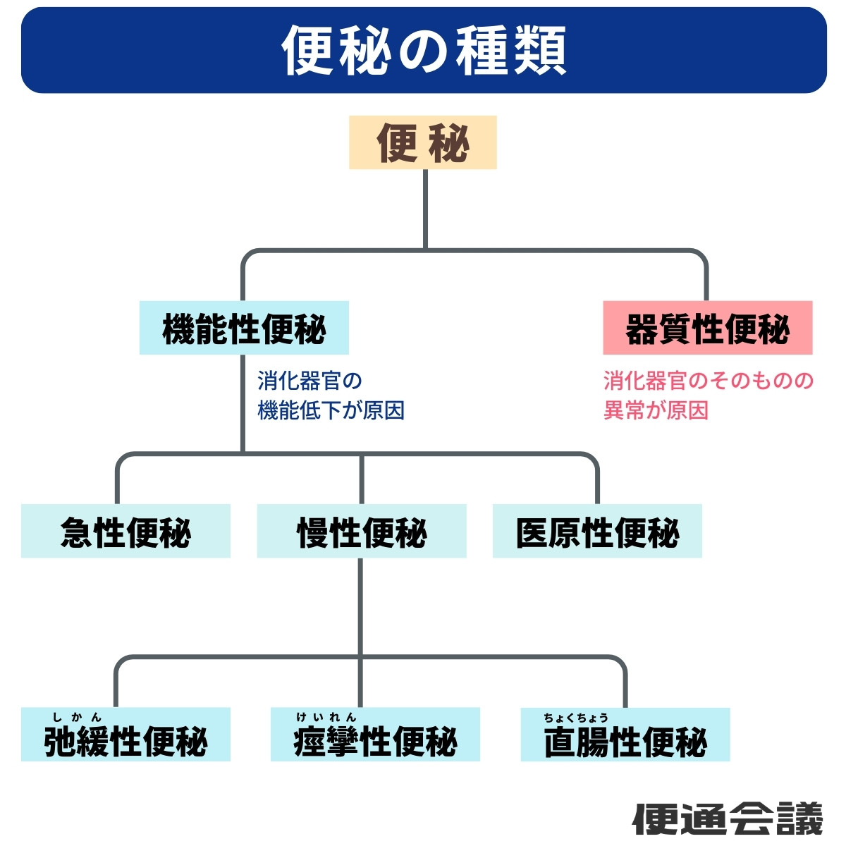 便秘の種類